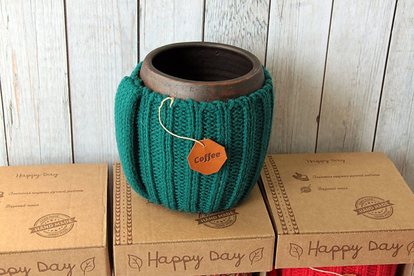 Вязаная кружка "Матэ"
