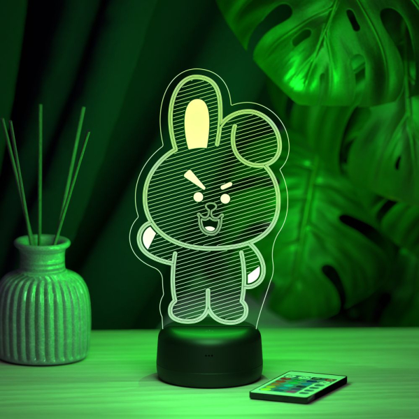 3D светильник  Светильник "Злой заяц"