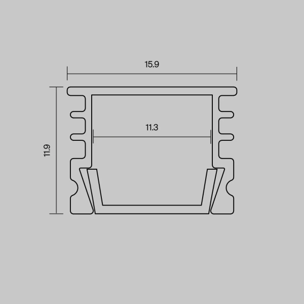 Профиль Led Strip 631012
