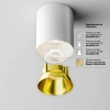Потолочный светильник Technical C064CL-12W4K-RD-WB