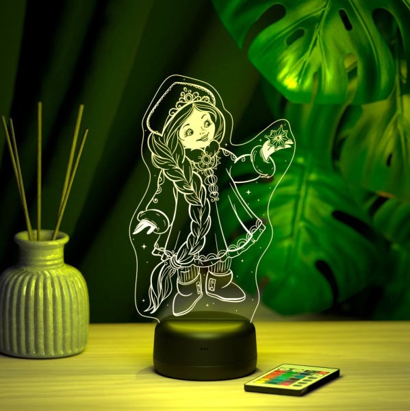 3D светильник  Светильник "Маленькая Снегурочка"