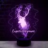 3D светильник  Заклинание Экспекто патронум (Гарри Поттер)