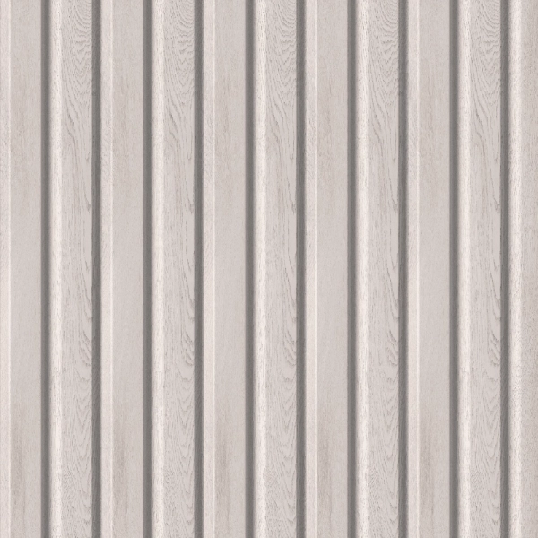 2К Панель Стеновая Реечная МДФ Stella Beats Light Ясень Айвори 2700x119x16 (4шт.упак.)