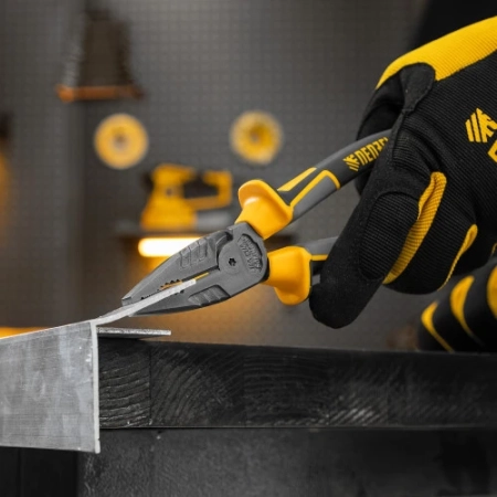 Плоскогубцы комбинированные 205 мм, трехкомпонентные рукоятки Denzel