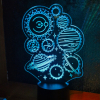 3D светильник  Планеты солнечной системы
