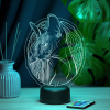 3D светильник  Светильник "Кот Сфинкс"
