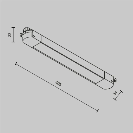Трековый светильник Technical TR000-1-12W3K-B_1