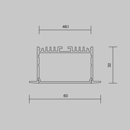 Профиль Led Strip 632004