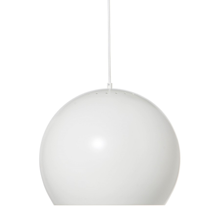 Лампа подвесная ball, ?40 см, белая матовая, белый шнур