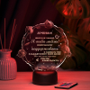 3D светильник  Светильник "Любимой доченьке"