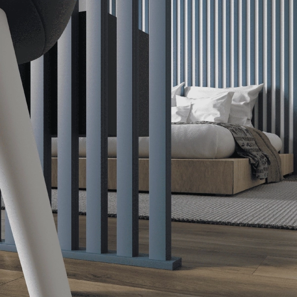 2К Интерьерная Рейка МДФ STELLA Планкен De Luxe Ocean 16*60*2700 (уп.6 шт.)