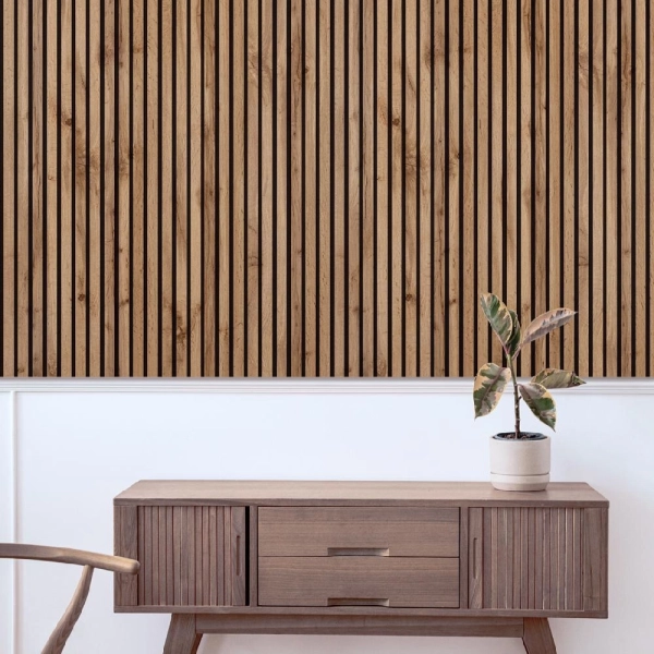 Панель Стеновая Акустическая Stella Trend Light Пекан 900х600х21 (упак. 1шт.)