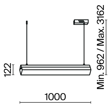 Подвесной светильник Maytoni MOD250PL-L36BS3K