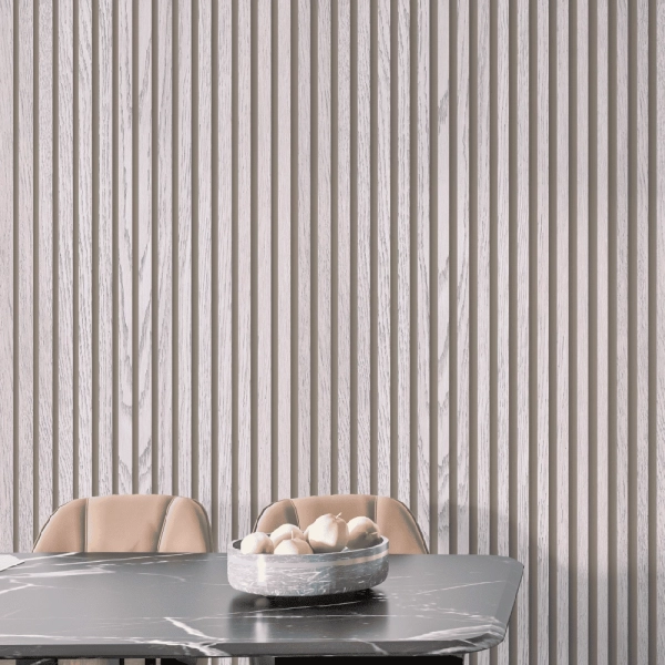 Рейка Интерьерная МДФ Stella Модель 12 Light Ясень Айвори 2800х27х12 (упак.15шт.)