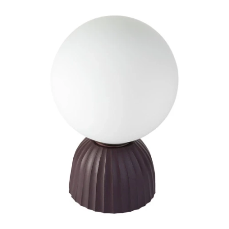 Лампа настольная texture moon, D20х29 см, вишневая