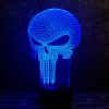 Ночной 3d светильник Каратель (Punisher)