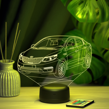 3D светильник  Светильник "Автомобиль Kia Rio"