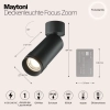 Потолочный светильник Technical C055CL-L12W4K-Z-B