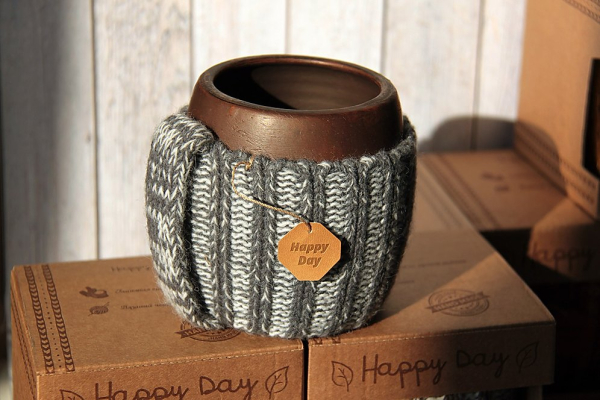 Вязаная кружка "Эрл Грей"