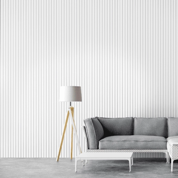 2К Профиль Финиш МДФ Stella Beats Standart Белый 2700x77x16 (упак.4шт.)