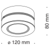 Потолочный светильник Technical C023CL-L20B