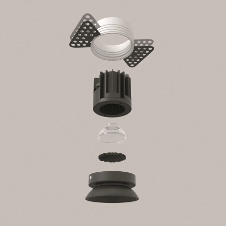 Встраиваемый светильник Technical DL058-7W3K-TRS-B