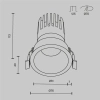 Встраиваемый светильник Technical DL118-15W-2.7K-W