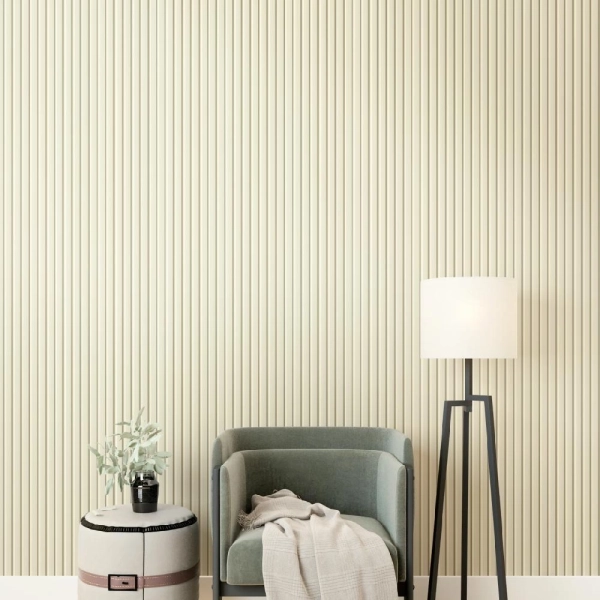 2К Панель Стеновая Реечная МДФ Stella Beats De Luxe Palomino 2700x119x16 (4шт.упак.)