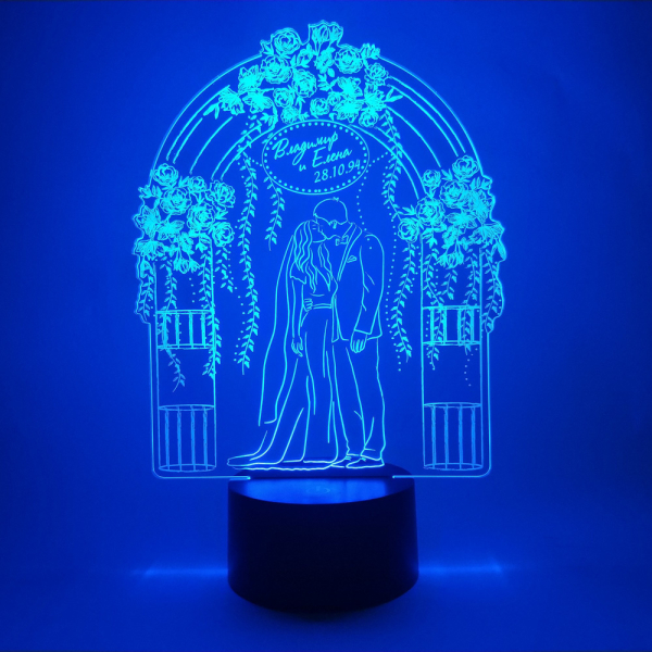 3D светильник  Пара