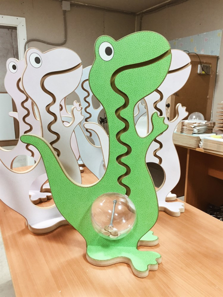 Копилка Динозаврик Зеленый (печать)