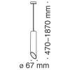 Подвесной светильник Technical P027PL-01B