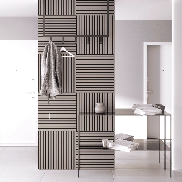 Панель Стеновая Акустическая Stella Comfort De Luxe Sandgrau 600х600х9 (уп.1шт.)