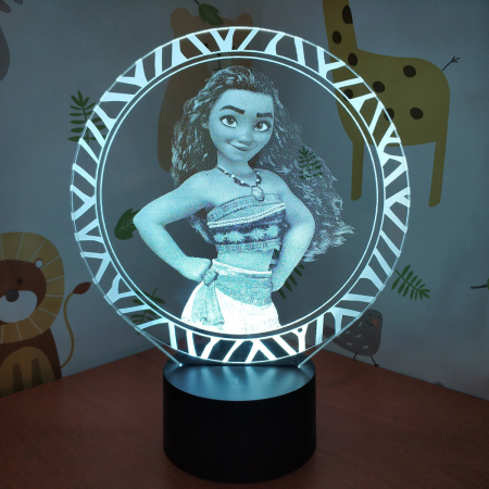 3D светильник  Моана