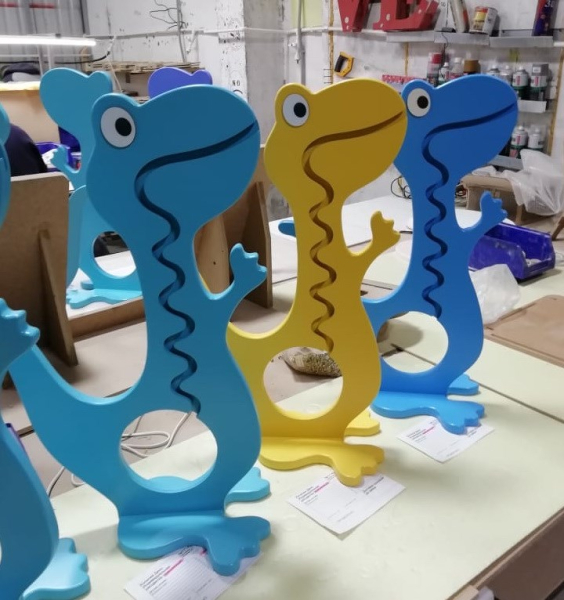 Копилка Динозаврик Индивидуальная расцветка (крашенный)