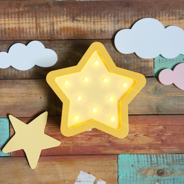 Детский ночник Месяц и мини звезда