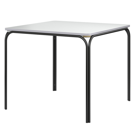 Стол обеденный ror, 90х90 см, черный/серый