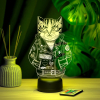 3D светильник  Светильник "Кот в куртке"