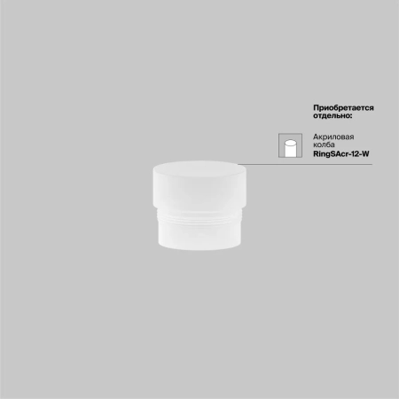 Трековый светильник Technical TR032-2-12W4K-S-W
