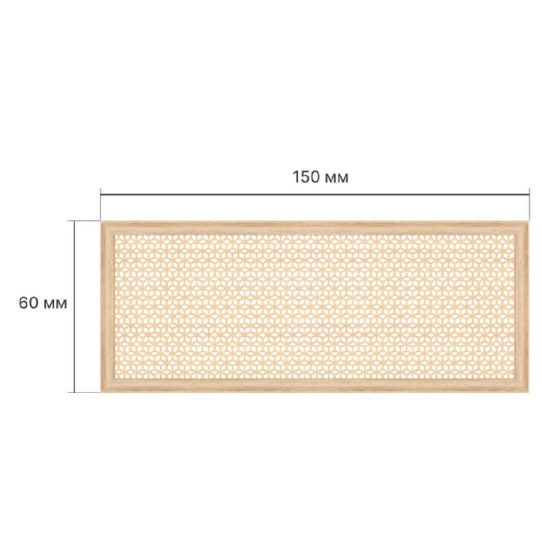 Экран для радиатора 150х60 см Илона дуб сонома STELLA