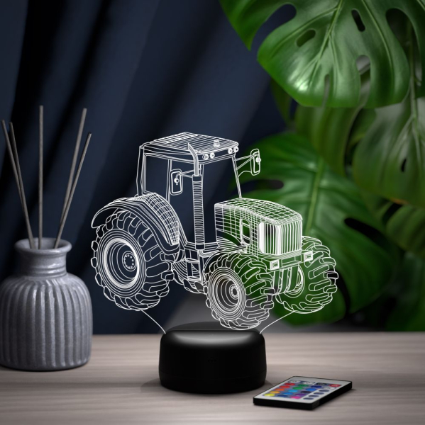 3D светильник  Светильник "Трактор"