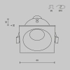 Встраиваемый светильник Technical DL033-2-01W-1(N)