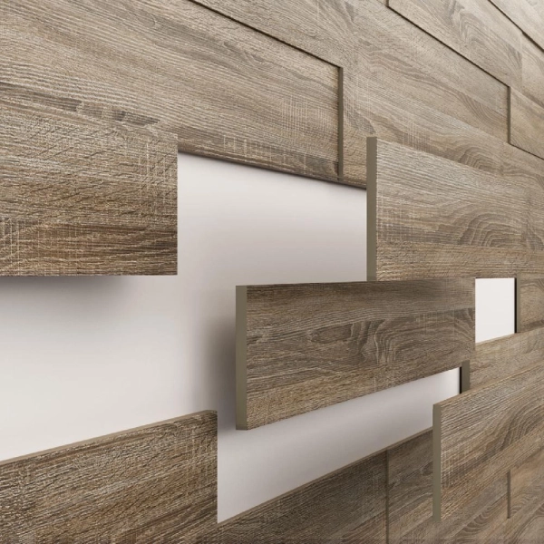 Панели 3D МДФ STELLA Дуб Винтаж (уп-1,13кв.м)