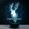 3D светильник  Заклинание Экспекто патронум (Гарри Поттер)