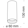Потолочный светильник Technical C010CL-01MG