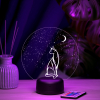 3D светильник  Светильник "Ночная кошка"