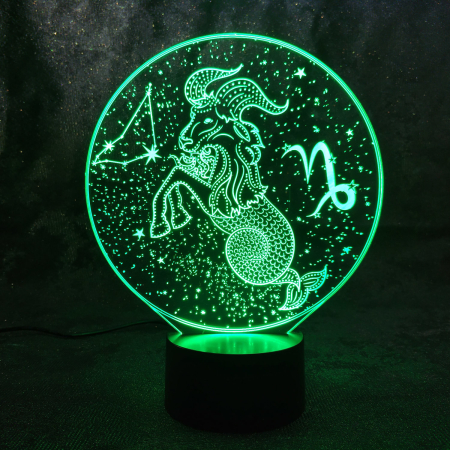 3D светильник  Зодиак - Козерог