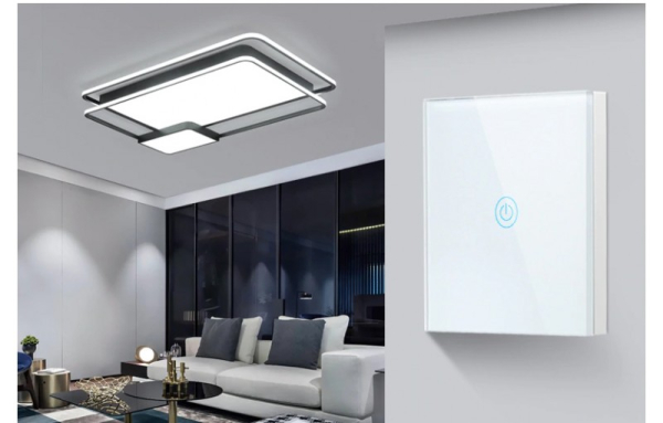 Умный беспроводной выключатель (2 клавиши) Sibling Powerlite-M2