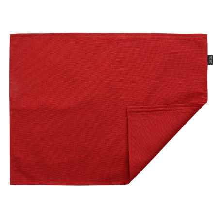 Салфетка под приборы красного цвета из хлопка russian north, 35х45 см