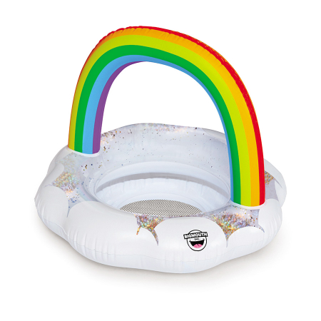 Круг надувной детский bigmouth, rainbow