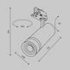 Трековый светильник Technical TR198-3-20W4K-Z-W